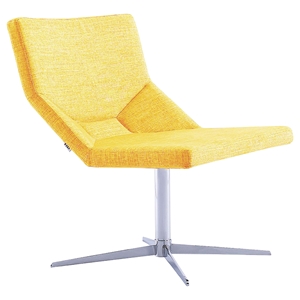 Divani Casa Pico Lounge Chair - Yellow 