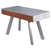 Modrest Austin Desk - Concrete and Walnut - VIG-VGJC4238