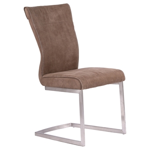 Modrest Zane Dining Chair - Brown, Gray (Set of 2) 