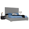 Modrest Kasia Modern Leatherette Bed - Gray - VIG-VGJY4015-GRY