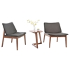 Modrest Jett Modern Fabric Accent Chair - Gray (Set of 2) - VIG-VGMAMI-335-ESP