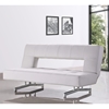 Divani Casa Wilshire Fold-Out Leatherette Sofa Bed - White - VIG-VGMB0926-WHT