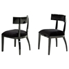 A&X Dining Chair - Black (Set of 2) - VIG-VGUNAA032