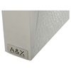 A&X Regal Modern Floor Mirror - Silver Crocodile - VIG-VGUNAK421-SIL
