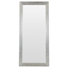 A&X Regal Modern Floor Mirror - Silver Crocodile - VIG-VGUNAK421-SIL