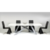Modrest Vanguard Dining Table - White, Gray - VIG-VGVCT1108-22-GRYMTL