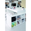 Modrest Soul Office Desk - White, 3 Drawers - VIG-VGWCNS005