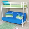 Sunrise Twin / Futon Bunk Bed in White - WAL-BTOFWH