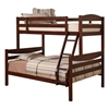 Royalton Twin / Double Size Bunk Bed in Brown - WAL-BWTODWB
