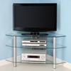 Bermuda 44 inch Corner TV Stand (Silver) - WAL-V44Y76
