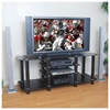 Dynasty Large 60 inch TV Stand (Black Glass) - WAL-V60Y712B