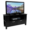 TV Stand - 44 Inch Coronado Wood TV Stand in Black - WAL-W44CMPBL