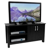 TV Stand - 44 Inch Cordoba Wood TV Stand in Black - WAL-W44COSBL