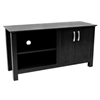 TV Stand - 44 Inch Cordoba Wood TV Stand in Black - WAL-W44COSBL