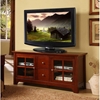 52 Inch TV Stand with Drawers in Brown - WAL-W52C2DWWB