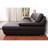 Euclid Brown Leather Sectional Sofa with Chaise - WI-1182-M9805