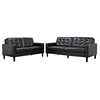 Caledonia Tufted Leather Sofa Set - WI-1197-2SEATER-3SEATER-X