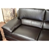 Riley Dark Brown Leather 3-Piece Sofa Set - WI-1267-M2519