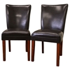 Sofi Dark Brown Leather Dining Chair - WI-2272-BR