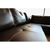 Vinson Dark Brown Leather Sectional with Chaise - WI-3112-509