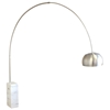 Arco Cube-Shaped Marble Base Floor Lamp - WI-375A-X