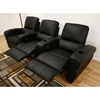 Moondance 3-Seat Home Theater Seating in Black - WI-695