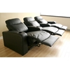 Cannes 3-Seat Leather Home Theater Seating - WI-8326-3-SEAT