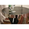 Genesis Steel and Tinted Glass Modern End Table - WI-931B2-GR