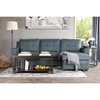 Staffordshire Sectional Sofa - Tufted, Gray - WI-9508-RFC-GRAY