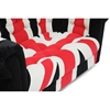 Union Velveteen Loveseat - Chesterfield Style, Brown Bun Feet - WI-9930-UK-FLAG-LOVESEAT