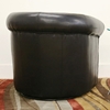 Julian Black 360 Swivel Club Chair (Set of 2) - WI-A-282