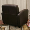 Marena Dark Brown Leather Club Chair - WI-A-77-206