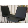 Fletcher Black Leather Modern Dining Chair - WI-ALC-1767