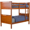 Wexford Twin Bunk Bed - Brown - WI-BB3311-TWIN-BED-ANTIQUE-OAK