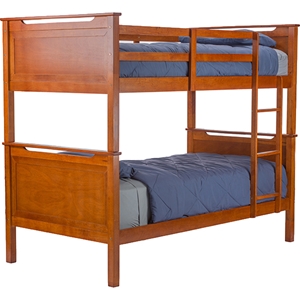 Wexford Twin Bunk Bed - Brown 