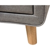Jonesy Upholstered 5 Drawers Chest - Gray - WI-BBT1050-GRAY-CHEST-800F