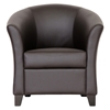 Anderson Club Chair - Dark Brown, Barrel Back - WI-BBT5070-DARK-BROWN-CC