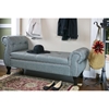Ipswich Button Tufted Bench - Gray - WI-BBT5155-GRAY-BENCH