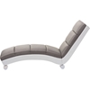 Percy Upholstered Chaise Lounge - Gray, White - WI-BBT5194-GRAY-WHITE