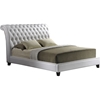 Jazmin Nailheads Platform Bed - Button Tufted - WI-BBT6293-LT-BED