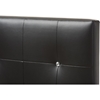 Dalini Faux Leather Headboard - Faux Crystal Buttons - WI-BBT6432-HB