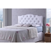 Rita Faux Leather Scalloped Headboard - Button Tufted - WI-BBT6503-LT-HB
