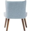 Scarlett Upholstered Nailhead Accent Chair - Button Tufted, Light Blue - WI-BBT8017-CC-LIGHT-BLUE-H1217-21