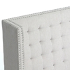 Owstynn Wingback Banquette Bench - Tufted, Beige Linen Fabric - WI-BH-63114