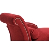 Hestia Microfiber Chaise Lounge - Red - WI-BH-TY334-AC