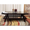 Breiter Wenge Wood and Glass Coffee Table - WI-C138-WE