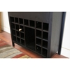 Bordeaux Black Modern Wine Cabinet - WI-CB-037-BLK