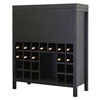 Bordeaux Black Modern Wine Cabinet - WI-CB-037-BLK