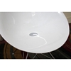 Purlan White Plastic Egg-Shaped Side Chair - WI-CBS-066
