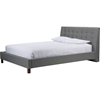 Zeller Linen Platform Bed - Button Tufted - WI-CF8283-B-FABRIC-BED